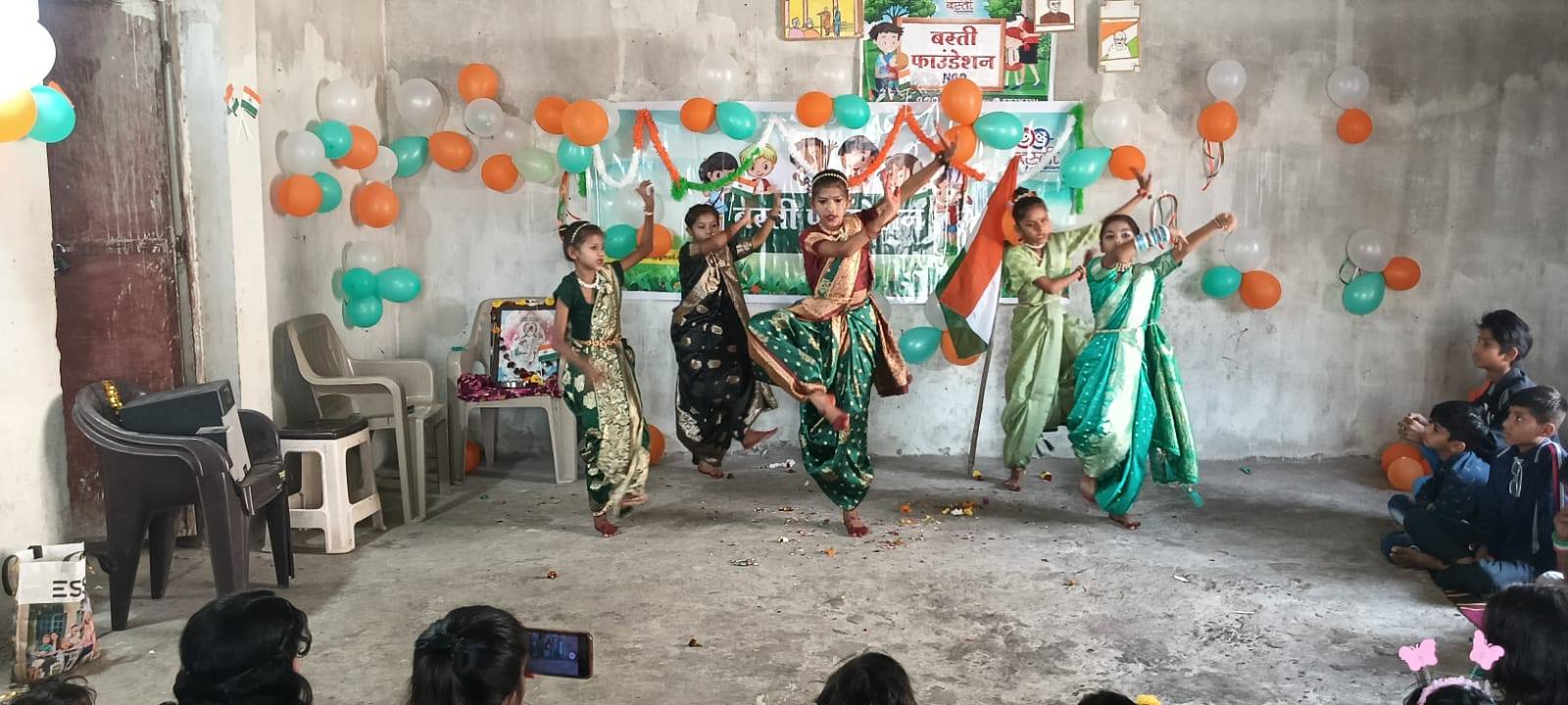 basti foundation indore, republic day celebration, ravidas nagar indore, social work indore, patriotic events indore, underprivileged children education, republic day 2026, indore local events, basti foundation news